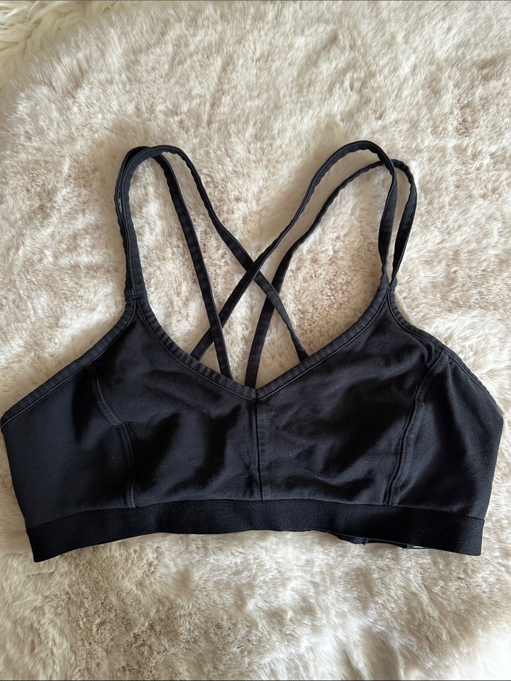 Vans Black Strappy Sports Bralette
